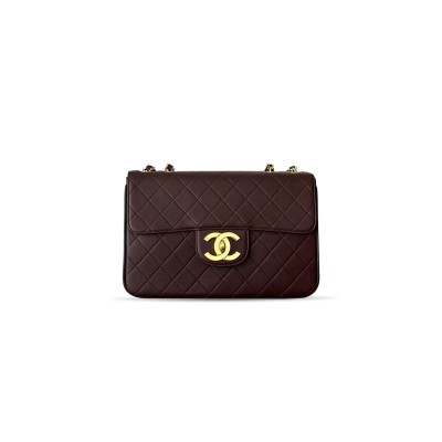 CHANEL VINTAGE CLASSIC FLAP BAG (34*22*10cm)